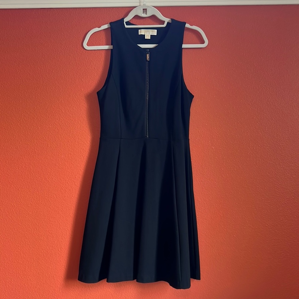 Sleeveless black dress